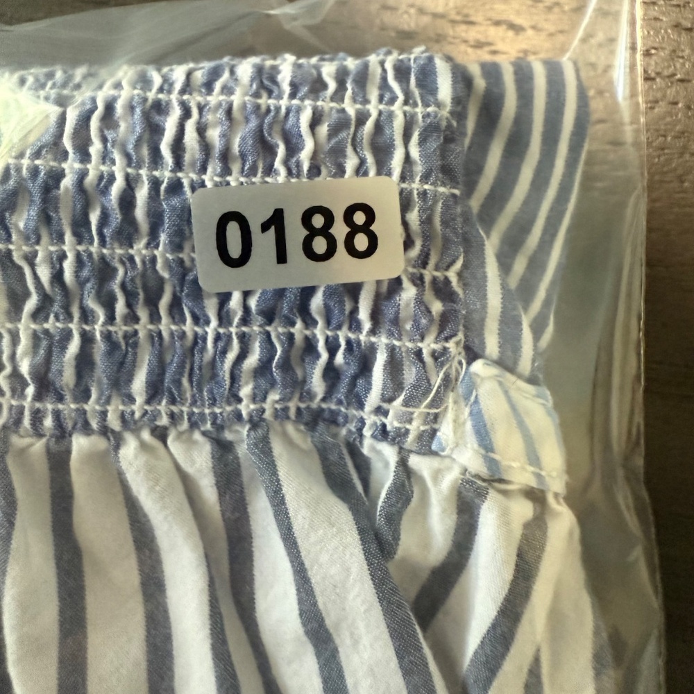 Pilcro Mixed Stripe Babydoll Top Size XSP - Picture 6 of 6